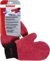 SONAX Mikrofaser Reinigungshandschuh rot