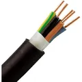Kopp Energiekabel Erdkabel NYY-J 5G x 1,5 mm² 5-adrig 10 m schwarz Erdleitung