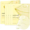 medicube Gelmaske mit Kojic Acid Curcuma Brightening Gold Jelly Overnight Face Mask for Glass Glow Hautelastizität. hydratisierend. straffend und feuchtigkeitsspendend. 4 Stück (1 Packung)