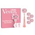 Gillette Venus Comfortglide Spa Breeze Systemklingen 6er + Handstück Damenrasierer