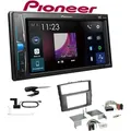 Pioneer DMH-A3300DAB 2-DIN Multimedia Autoradio Bluetooth DAB+ USB mit Einbauset für Mitsubishi Pajero IV 2006-2014