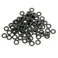 100 Stk. Adam Hall 5621 Unterlegscheibe Kunststoff schwarz M6 flach ohne Rand