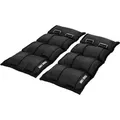GORILLA SPORTS® Gewichtsmanschetten - 2er Set, 10 kg - 2 x 5 kg Gewichte, Verstellbar - Fußgelenkgewichte, Armgewichte, Handgelenkgewichte, Handg... - Schwarz