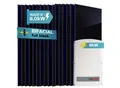 SUNNIVA® 8.0 kW Solaranlage, 16x 500 W Solarmodule Fullblack Bifacial, Wechselrichter SolarEdge SE8K (3-phasig)
