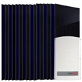 SUNNIVA® 8.0 kW Solaranlage, 16x 500 W Solarmodule Fullblack Bifacial, Wechselrichter SE8K (3-phasig)