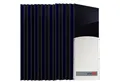 SUNNIVA Solaranlage 8.0 kW, Monokristallin, (16x 500 W Solarmodule Fullblack Bifacial, Wechselrichter SolarEdge SE8K (3-phasig)