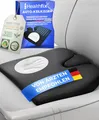 Healthfix® Auto-Keilkissen – ergonomisches orthopädisches Sitzkissen fürs Auto, rutschfest & waschbar – Memory-Foam, Härtegrad - Fest (85–135 kg)