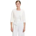 Vera Mont Bolerojacke Damen mit Kellerfalten weiß XXL (46)