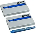 LAMY T10 Tintenpatrone 2er Set - Großraumpatronen in der Farbe blau