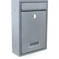 Bituxx - Mini Briefkasten Wandbriefkasten Erweiterbar Briefkastenanlage Anthrazit