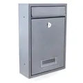 Kompakter Wandbriefkasten MS-16849 Briefkastenanlage Anthrazit Bituxx®