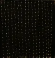 MARELIDA LED-Lichtervorhang Draht Weihnachtsdeko für Fenster 10 Stränge 100LED 0,9x1m Innen Außen, 100-flammig