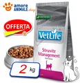 Farmina Cat VET LIFE Natürlich → Struvit Management - 2 Kg - Katzenfutter