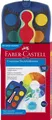 FABER-CASTELL Deckfarbkasten CONNECTOR 12 Farben blau