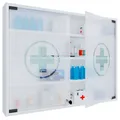 VCM Medizinschrank "Hustila L", BxHxT: 80 x 60 x 10 cm - weiss