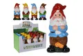 Koopman Gartenfigur 12x Gartenzwerg 20cm aus Keramik Dekoration Outdoor Figuren