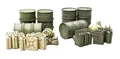Tamiya Models Jerry Can and Oil Drum Set