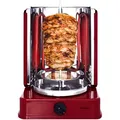 Syntrox Germany Vertikal-Multigrill Zirkulon 1400W mit Timer Rot - Rot