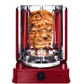 Syntrox Germany Dönergrill mit drehbaren Außenspießen und 120 Minuten Timer Rot ROQ-1400W-R