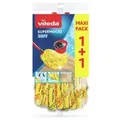 Vileda SuperMocio Soft Wischmop Ersatzkopf 11099 , 1 Multipack = 2 Stück