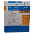 LOBENSWERK Toilettendeckel mit Kindersitz [Einfache Montage] Oval, antibakteriel