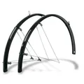 SKS GERMANY BLUEMELS Basic 28" 35MM Black Set Schutzblech-Set, Fahrradzubehör (aus robuster Sandwich-Konstruktion, ASR-Sicherheitssystem, V-Streben mit Festbrücken für Flexible Anpassung), schwarz