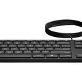 HP 320K-Tastatur für Desktop-PC, kabelgebunden - Schwarz