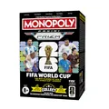 Monopoly Panini Prizm: FIFA World Cup Trading Cards Booster Box | aktuelle Stars und FIFA World Cup Legends | Geschenke für Fußballfans