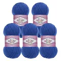 5 x 100g Strickgarn Alize Cotton Gold Uni Klassikgarn Häkelgarn Strick-Wolle Farbwahl