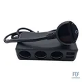 Zigarettenanzünder Verteiler Auto Adapter 12V: 120W KFZ Ladegerät 3 Steckdose 24