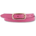 Ledergürtel BERND GÖTZ, Damen, Gr. 100, pink, Rindsleder, unifarben, casual,casual,feminin,klassisch, Gürtel, mit ovaler Goldschließe