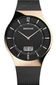 BERING Funkuhr 51640-166 Herrenuhr Milanaiseband Schwarz / Rose neu