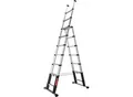 Telesteps Teleskop-Mehrzweckleiter COMBI LINE, 80 mm Stufentiefe, 9 Stufen, max. Arbeitshöhe 3,8 m