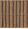 Delta Bohlen-Zaun Natura braun 180x180cm