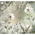 KOMAR Vliestapete, Blumen, bunt - gruen