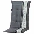 SESSELAUFLAGE Auflagen Hoch Madison Grey 120x50x6 Polster Kissen Garten Terrasse