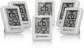 Bresser Thermometer Hygrometer 6er-Set Raumthermometer Schimmel Vorbeugung