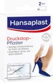 Hansaplast Druckstopp-Pflaster (2 Stück), transparentes Druckstellenpflaster zur Vorbeugung von Blasen, transparentes Pflaster für sofortige Schmerzlinderung