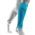Bauerfeind Sports Unisex Sports Compression Sleeves Lower Leg - extra lang blau