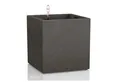 Lechuza® Pflanzkübel Pflanztopf Canto Stone 30 low graphitschwarz 13702 (Komplettset)
