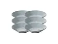 Broste Copenhagen Teller-Set NORDIC SEA Teller tief 22,5 cm Set6, Steinzeug