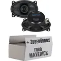 Crunch DSX462 - 4x6 Koax-System - Einbauset passend für Ford Maverick 1 Front Heck - justSOUND