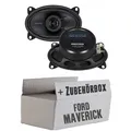 Ford Maverick 1 Front Heck - CRUNCH LAUTSPRECHER Boxen hinten vorne - EINBAUSET