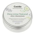 Casida Deocreme Natural - Natürlich, rein & ohne Aluminium - Zuverlässige Deo Creme mit 24h Langzeitschutz - Aus der Apotheke - Ohne Zusatzstoffe - 50 ml