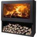PANADERO Kaminofen "Fenix", schwarzmetallic, Stahl, 7 kW