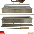 4 Liter Ethanol Brenner Edelstahl für Gel & Ethanolkamine teilweise regulierbar