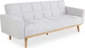 Schlafsofa HARPER HOPA BHT 212x84x80 cm beige Verwandlungssofa
