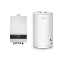 Buderus Gas-Brennwert Logaplus-Paket W22 GB172i.2 15 kW H-Gas Speicher S120 Bedi
