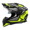 O'Neal Sierra R Enduro MX Motorrad Helm schwarz/grau/gelb 2026 Oneal S (55-56cm) Unisex