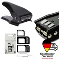 3 in 1 Universal Sim Karten Schneider Stanze Cutter Sim / Mikro / Nano Adapter